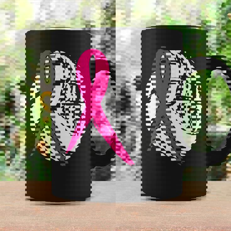 Dig For Cure Pink Ribbon Volleyball Breast Cancer Awareness Coffee Mug Gifts ideas