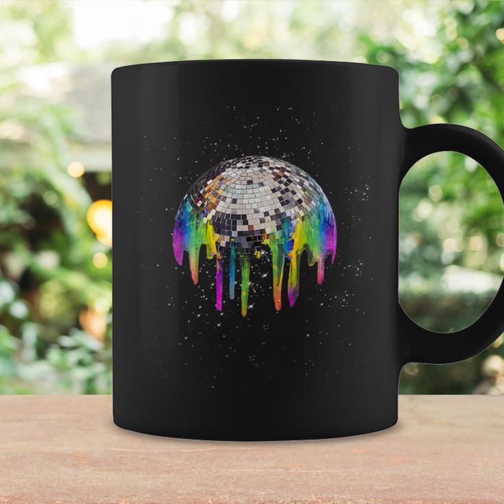 Discoball Rainbow Drip Melt Im Space Tassen Geschenkideen