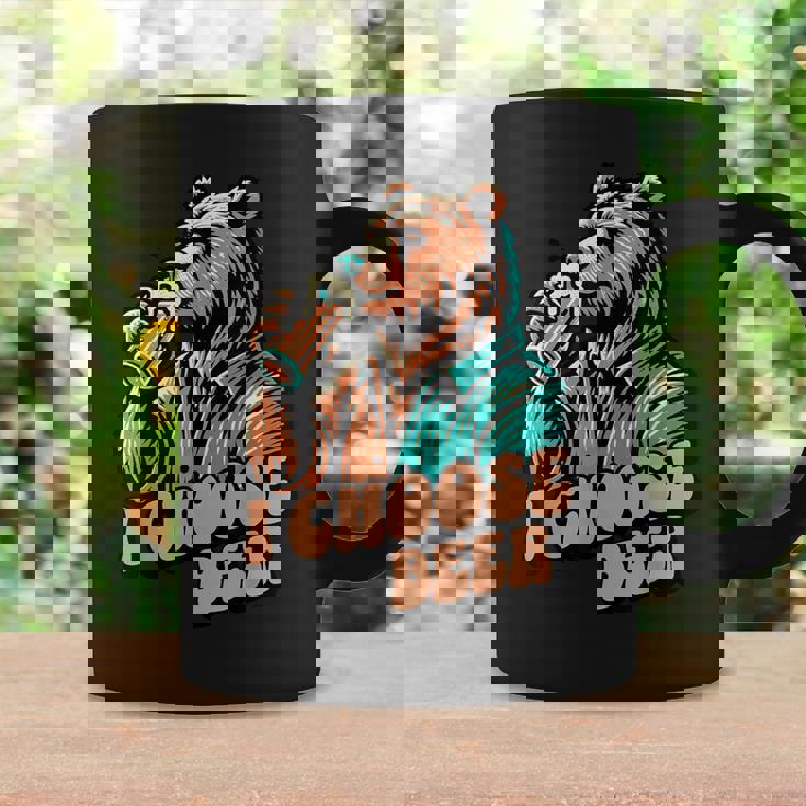 Divertente I Choose Bear Meme I Choose Beer Tazze Ideas de regalos