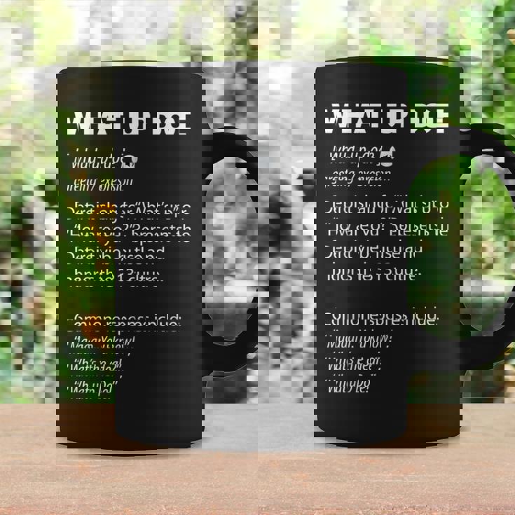 What Up Doe Detroit 313 Definition Detroiter Coffee Mug Gifts ideas