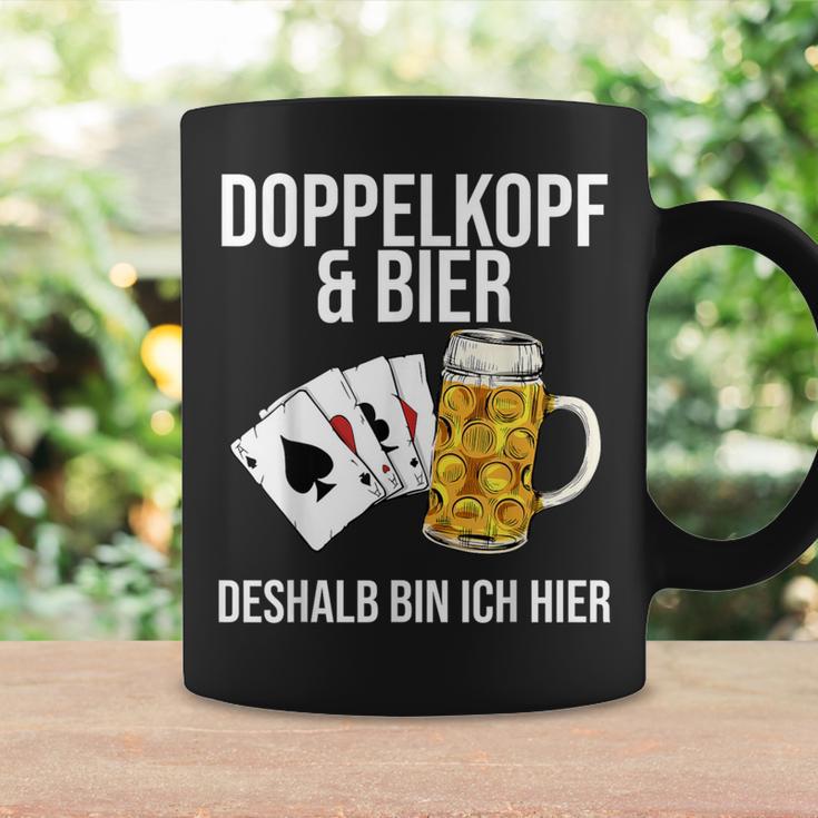 Doppelkopf Und Bier Da Bin Ich Hier Tassen Geschenkideen