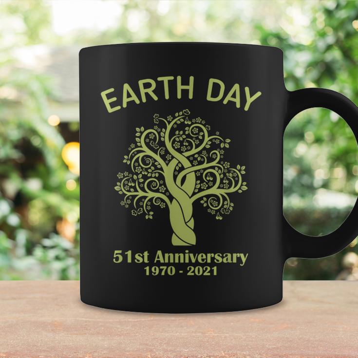 Earth Day 51St Anniversary 2021 Tree Green Life Earthday Coffee Mug Gifts ideas