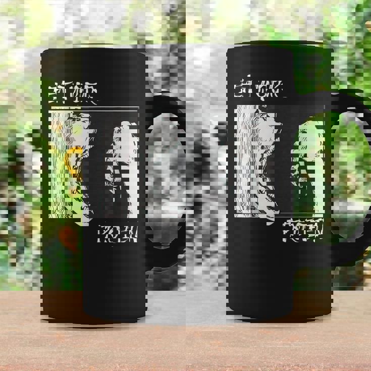 Eat Your Protein Anime Gym Pump Bodybuilding Fitness Coffee Mug Gifts ideas