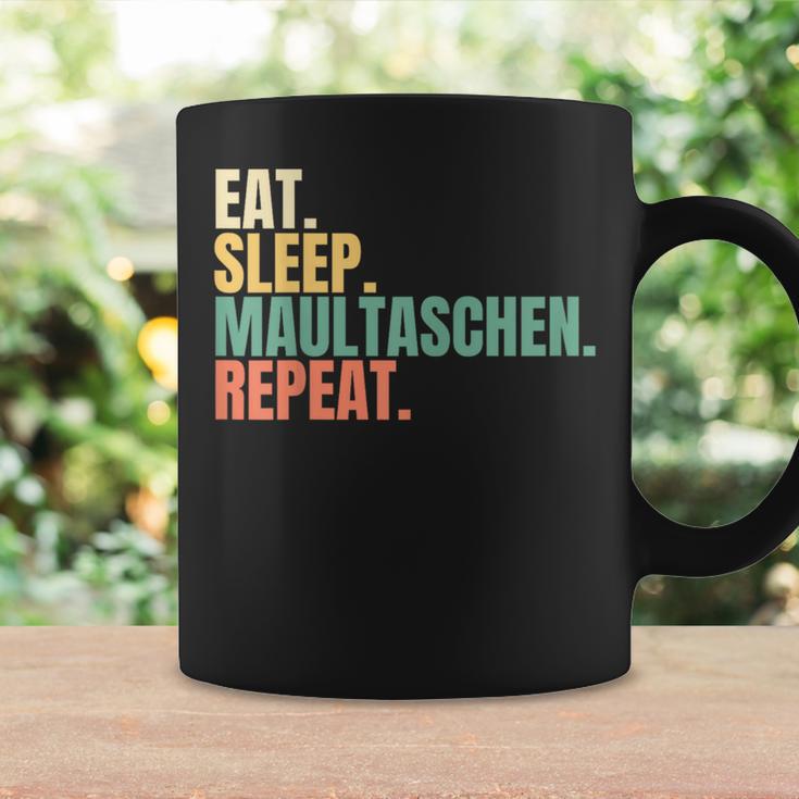 Eat Sleep Muzzle Repeat Tassen Geschenkideen