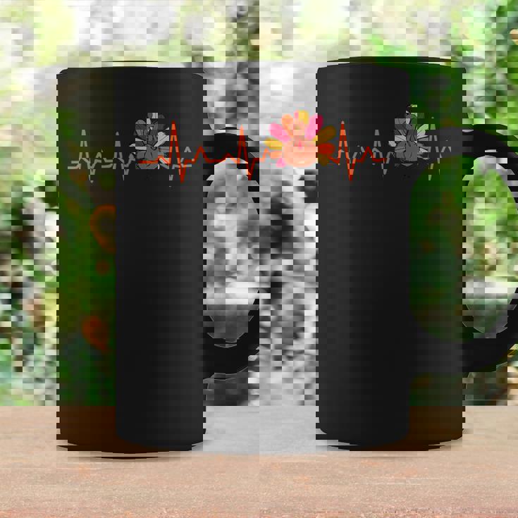 Ekg Heartbeat Turkey Nurse Nursing School Fall Thanksgiving Coffee Mug Gifts ideas