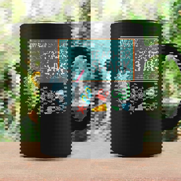 Emotion Face Middle School Teacher Shark Teaching Coffee Mug Gifts ideas