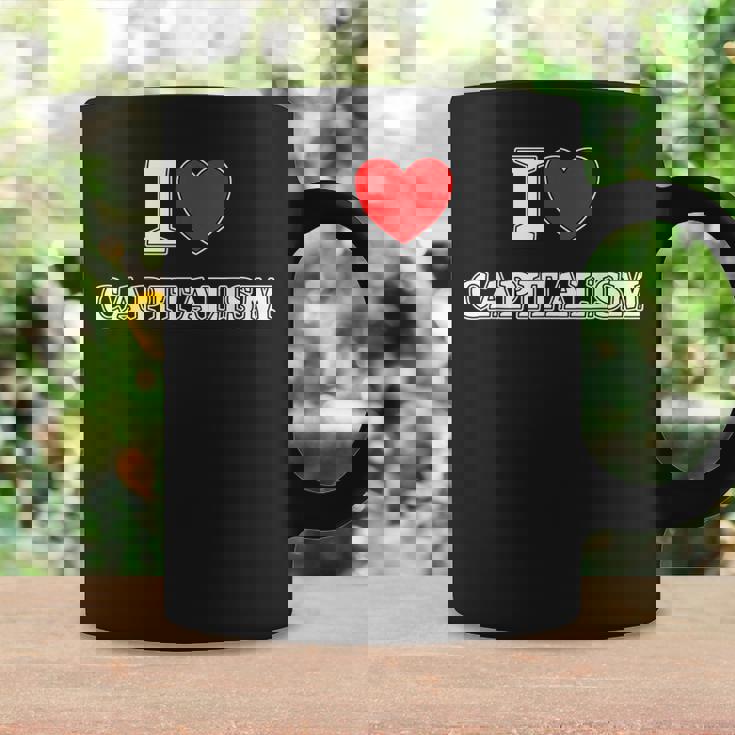 Me Encanta El Capitalismo Taza de café Ideas de regalos