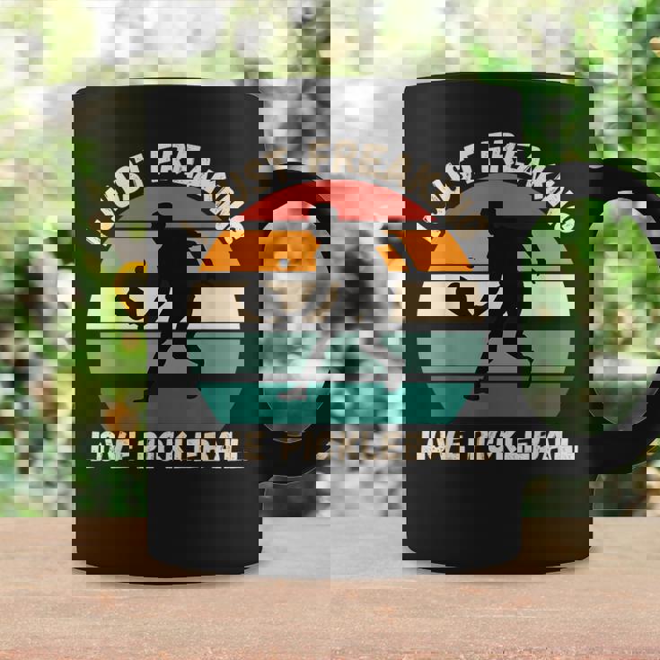 Me Encanta El Pickleballintage Me Encanta El Pickleball Taza de café Ideas de regalos