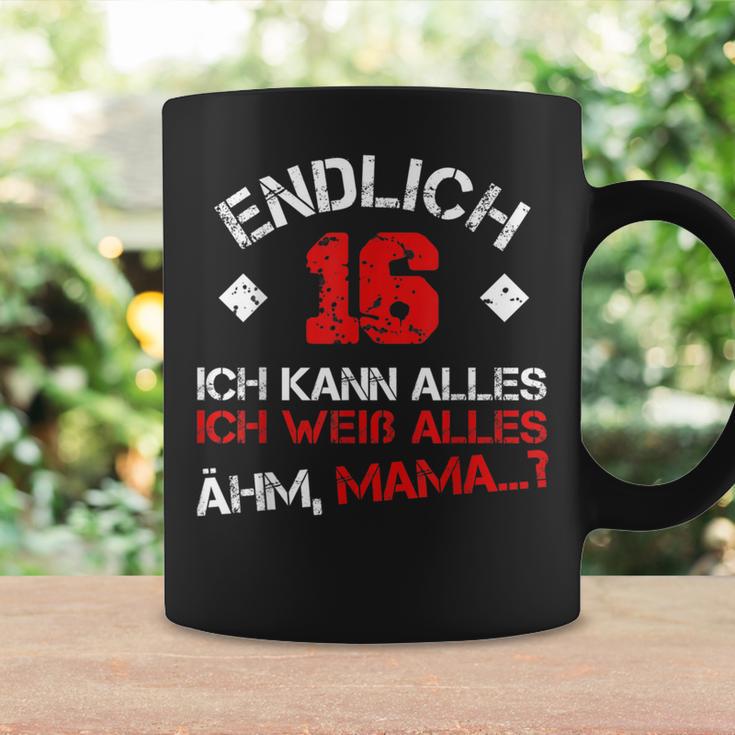 Endlich 16 Ich Kann Alles Ich Weiß Alles Ähm Mama Tassen Geschenkideen