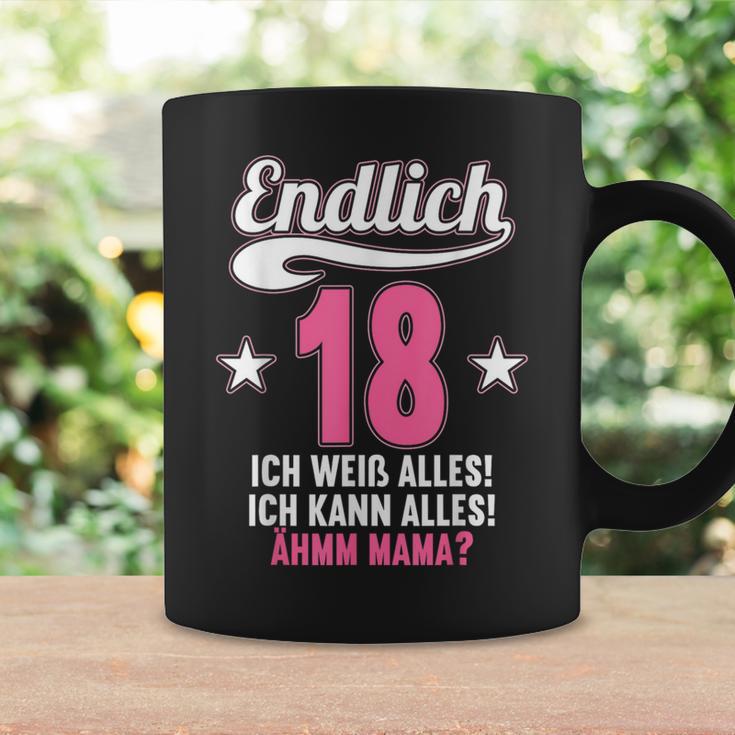 Endlich 18 Ich Weiß Alles Kann Alles Ahm Mama Tassen Geschenkideen