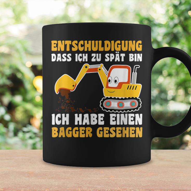 Entschuldigung Das Ich Zu Spät Bin Habe Einen Excavator Seen Tassen Geschenkideen