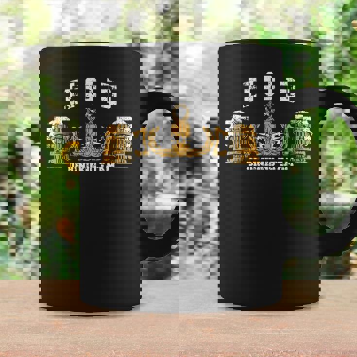 Eod Drinking Team 20348 Taza de café Ideas de regalos