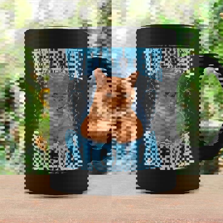 Erm What The Sigma Meme Cat Ironic Brainrot Y2k Coffee Mug