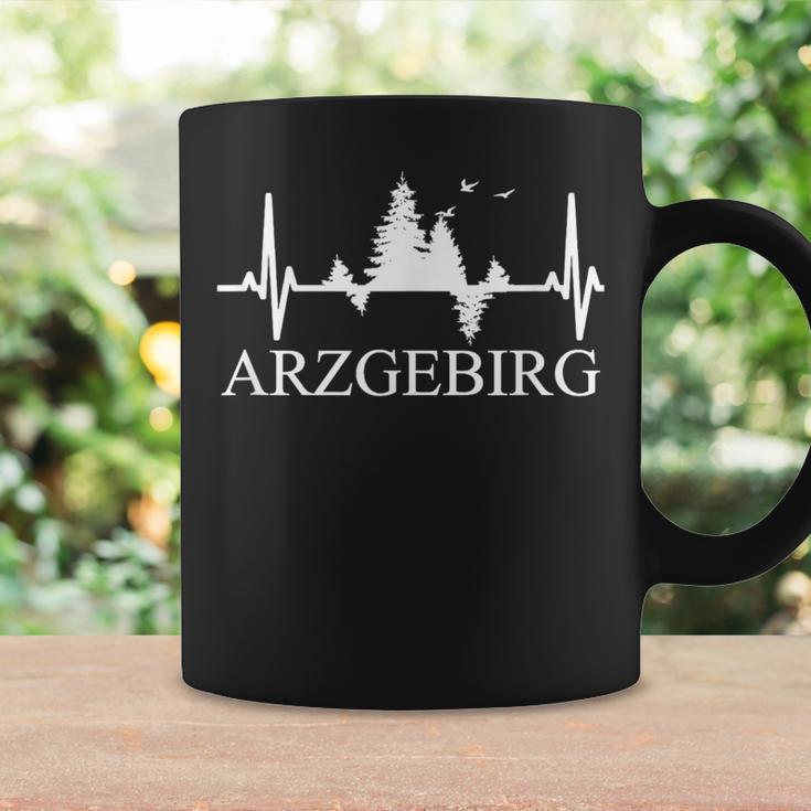 Erzgebirge Heartbeat Forest Motif Arzgebirg Für Erzgebirger Tassen Geschenkideen