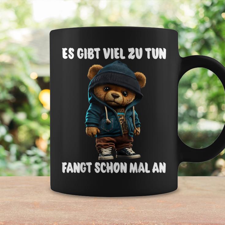 Es Gibtiel Zu Tun Teddy Slogan Tassen Geschenkideen