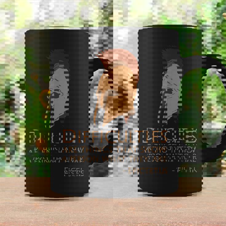 Filosofía Griega Antigua Cotización De Estoicismo Epictetus Stoic Taza de café Ideas de regalos