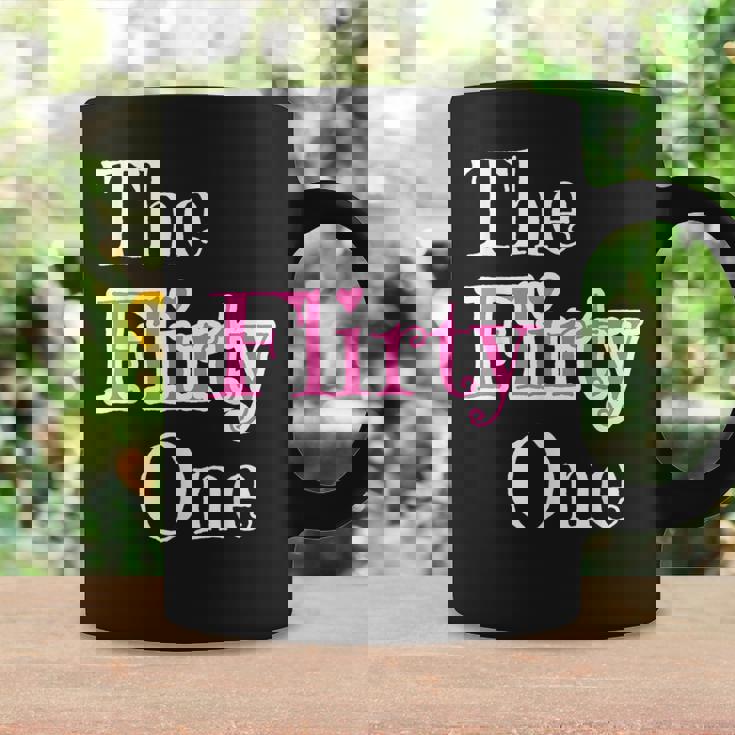 The Flirty One Best Friend Group Matching Bar Pub Crawl Coffee Mug Gifts ideas
