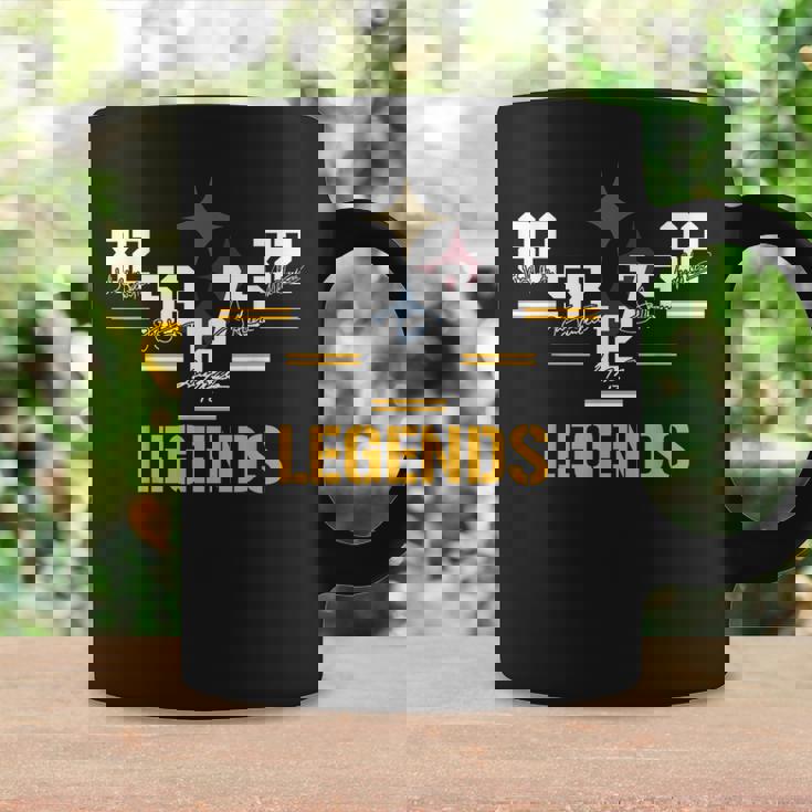 Football Vintage Pittsburgh Legends Signatures Coffee Mug Gifts ideas