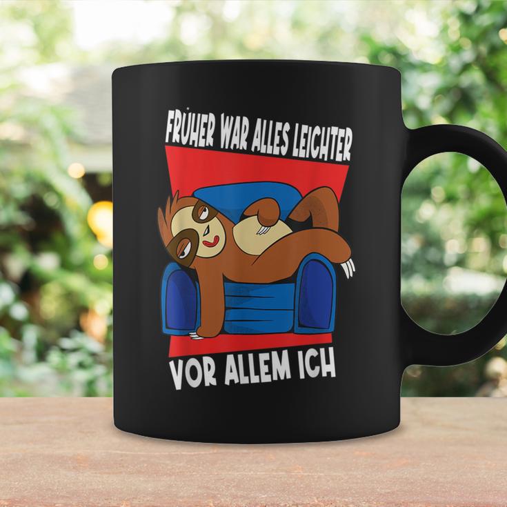 Früher War Alles Leichter Ich Binon Früher Sloth Tassen Geschenkideen