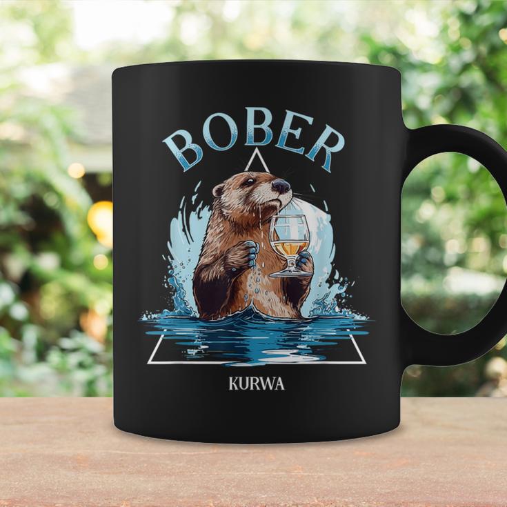 Bober Beer Drinking Beaver Lovers Bobr Meme Tassen Geschenkideen