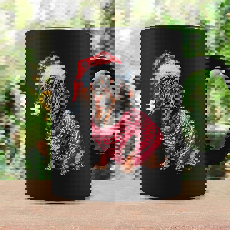 Cute Dachshund Wiener Dog Xmas Christmas Dachshund Coffee Mug Gifts ideas