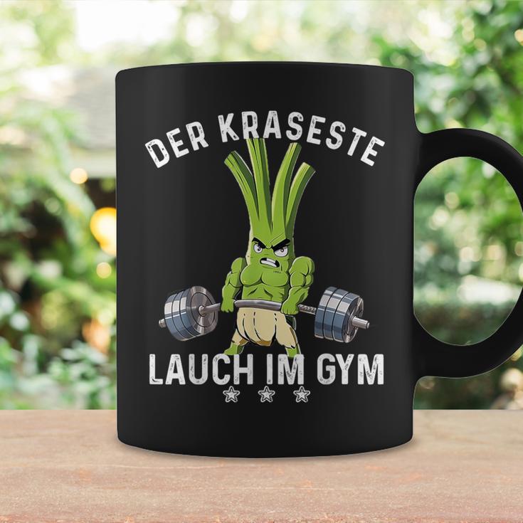 Der Krasseste Lauch Im Gym Gymnasium Fitness Lauch Tassen Geschenkideen