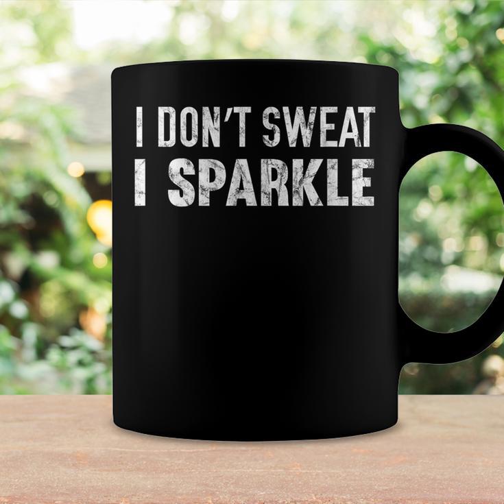 I Don't Sweat I Sparkle Workout Tassen Geschenkideen