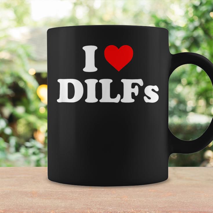I Love Dilfs I Heart Dilfs Taza de café Ideas de regalos