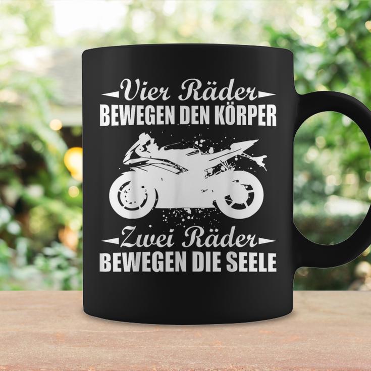 Motorcycle Biker Saying Zwei Räder Bewegen Die Seele Tassen Geschenkideen