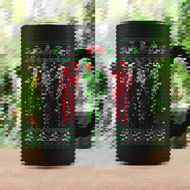 Trump Dance Elf Santa Christmas Ugly Sweater Xmas Coffee Mug Gifts ideas