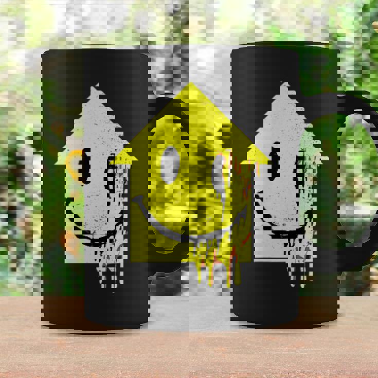 Fusione Acido House Sorriso Techno Acid House Rave Outfit Edm Tazze Ideas de regalos