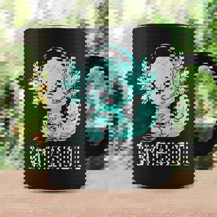 Gamesolotl Kawaii Axolotl Gamer Anime Coffee Mug Gifts ideas