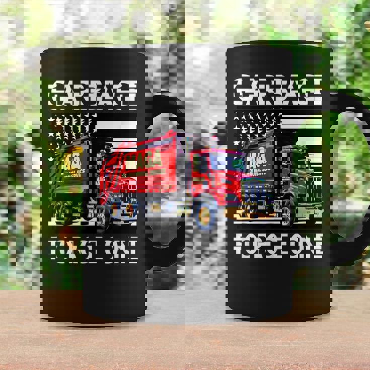 Garbage Force One Trump Maga Garbage Truck Coffee Mug Gifts ideas