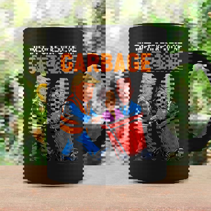 Garbage For Trump 2024 Time To Take Out Garbage Biden Coffee Mug Gifts ideas