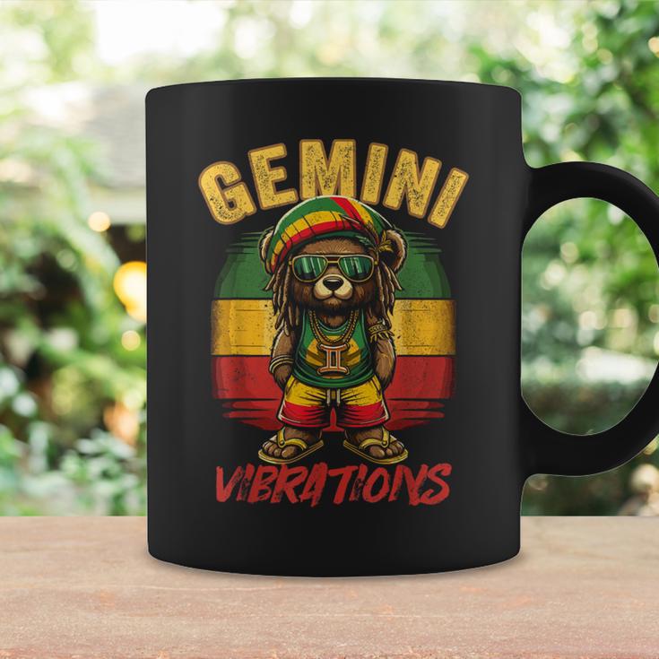 Gemini Vibes Rasta Reggae Teddy Bear Island Beach Birthday Coffee Mug Gifts ideas