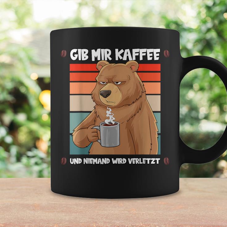 Gib Mir Kaffee Und Niemand Wirderletzt Filtercoffee Bear Tassen Geschenkideen