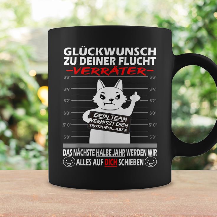 Glückwunsch Zu Deiner Flucht Neuen Job Cat S Tassen Geschenkideen