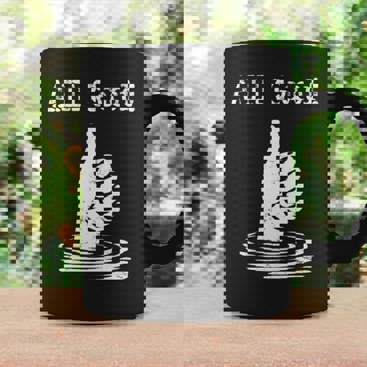 All Good I'm Fine Like Hand Thumbs Up On Water Surface Coffee Mug Gifts ideas