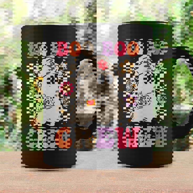 Groovy Boo Boo Crew Nurse Ghost Paramedic Halloween Coffee Mug Gifts ideas