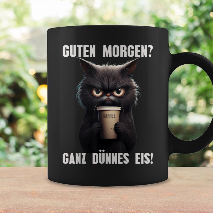 Guten Morgen Ganz Dünnes Eis Cat Morgenmuffel Tassen Geschenkideen