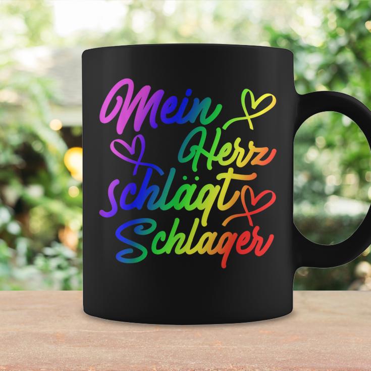 My Heart Beats Schlager Lgbtq Pride Gay Lesbian Queer Tassen Geschenkideen