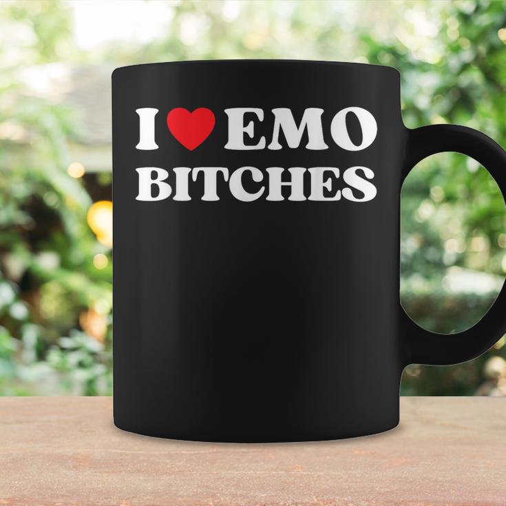 I Heart Emo Es Quote Red Heart Emo Girl Style Tassen Geschenkideen