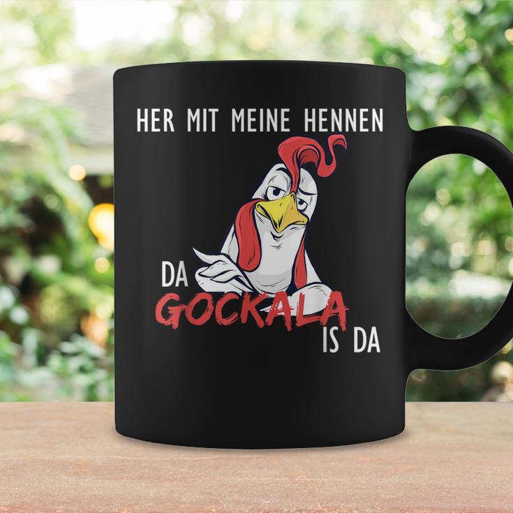 With My Hennen Da Gockala Ist Da Bauern Tassen Geschenkideen