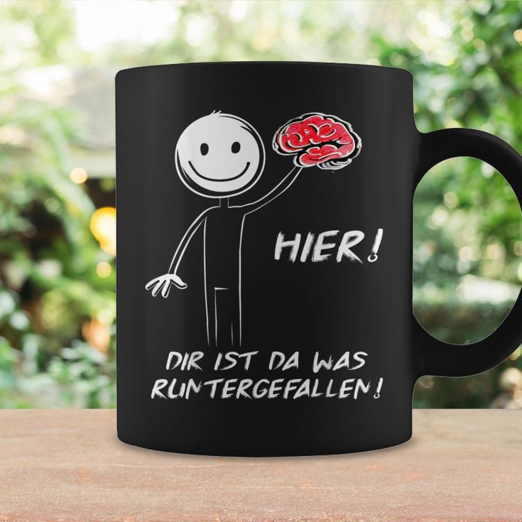 Hier Dir Ist Da Was Runtergefallen Stickman Tassen Geschenkideen