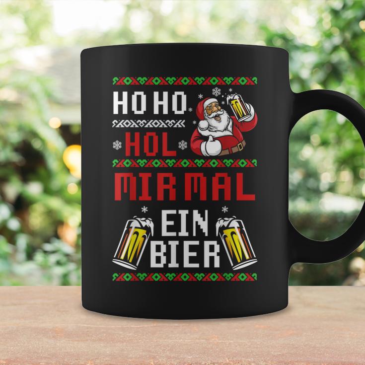 Ho Hol Mir Mal Ein Bier Christmas Santa Claus Tassen Geschenkideen