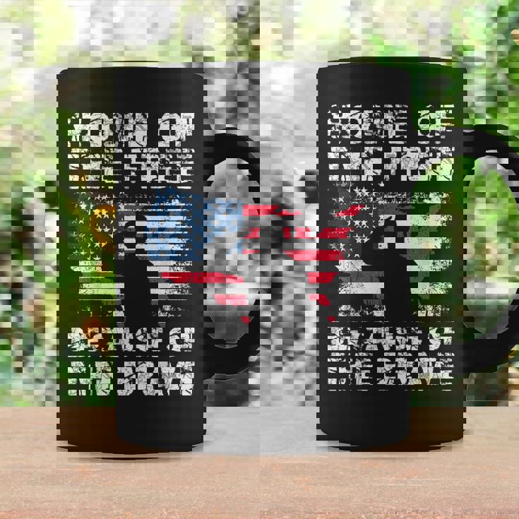 Home Of The Free Because Of The Brave Vintage Military Coffee Mug Gifts ideas