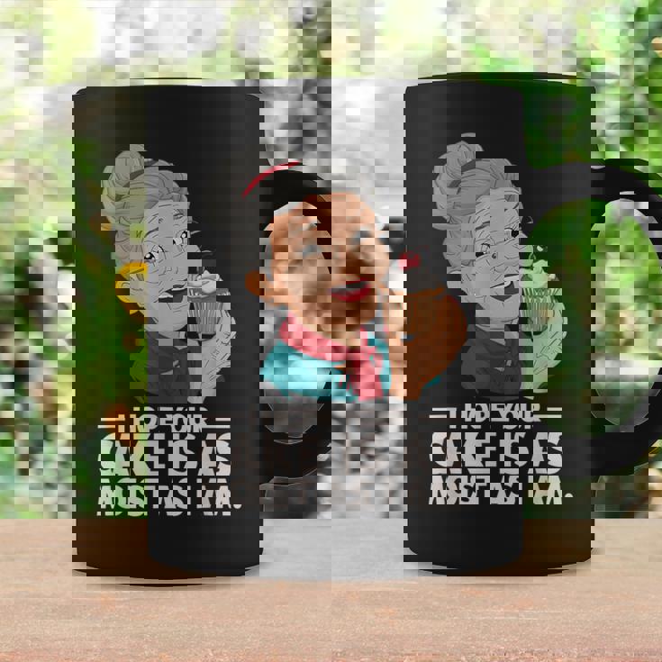 I Hope Your Cake Is As Moist As I Moist Grandma Adult Humor Coffee Mug Gifts ideas