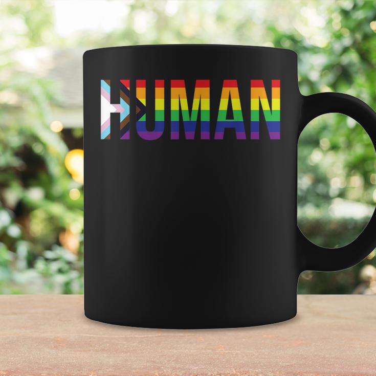 Human Lgbtqia Flag Lgbtq Flag Human Lgbtqia S Tassen Geschenkideen