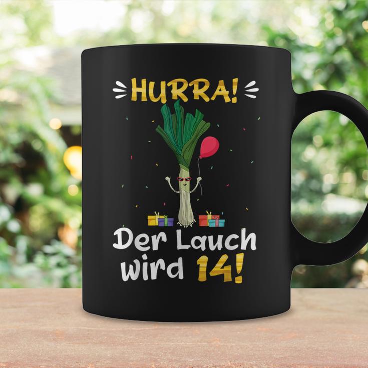 Hurra Der Lauch Wird 14 Boy 14Th Birthday Tassen Geschenkideen