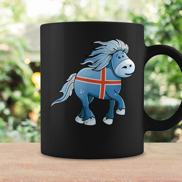 Icelandic Horse Islandpony Tölten Island Flag Tassen Geschenkideen